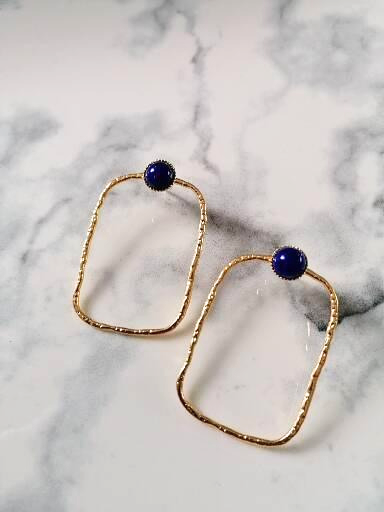 Boucles d'oreilles acier inoxydable Elie
