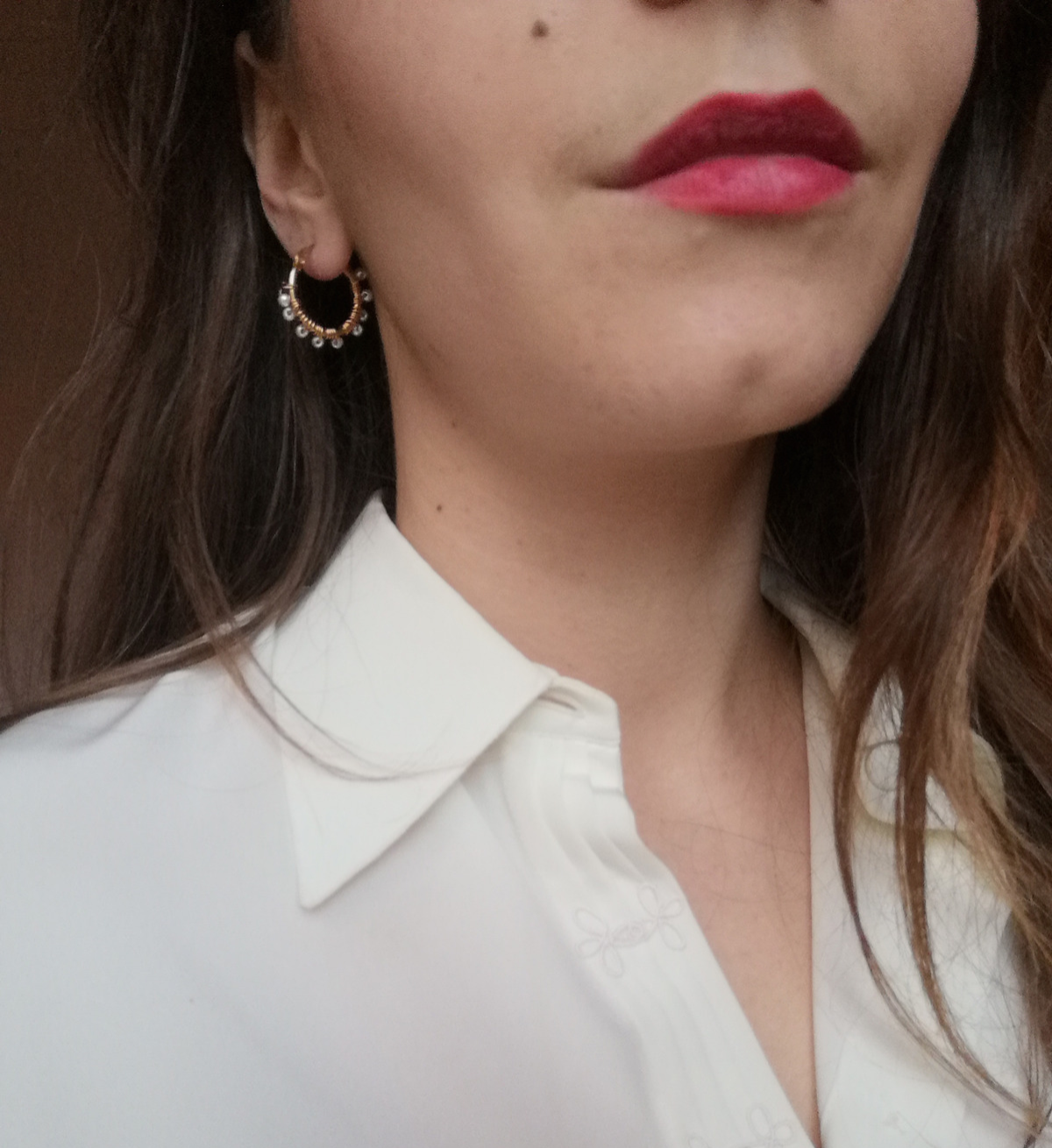 Mini créoles en acier inoxydable - Julia