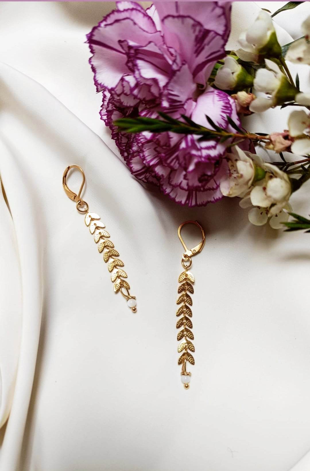 Boucles d'oreilles en acier inoxydable - Mélanie