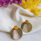 Boucles d'oreilles en laiton doré à l'or fin - Lisboa