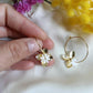 Boucles en acier inoxydable et nacre - Osaka