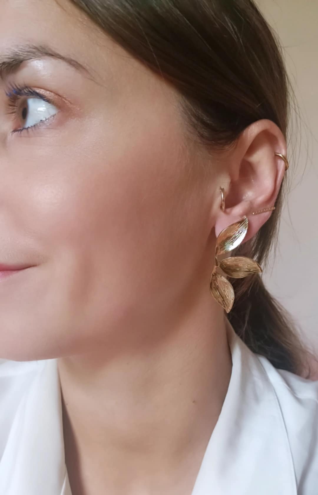 Boucles d'oreilles en acier inoxydable - Berthe