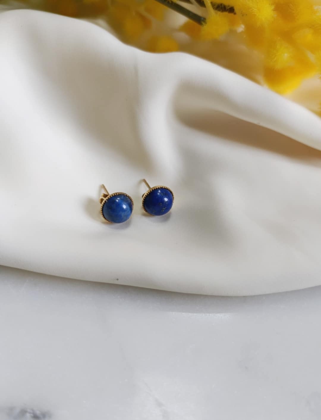 Boucles d'oreilles en laiton doré à l'or fin - Lisboa