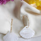 Boucles en acier inoxydable et nacre - Shelly - Interchangeables