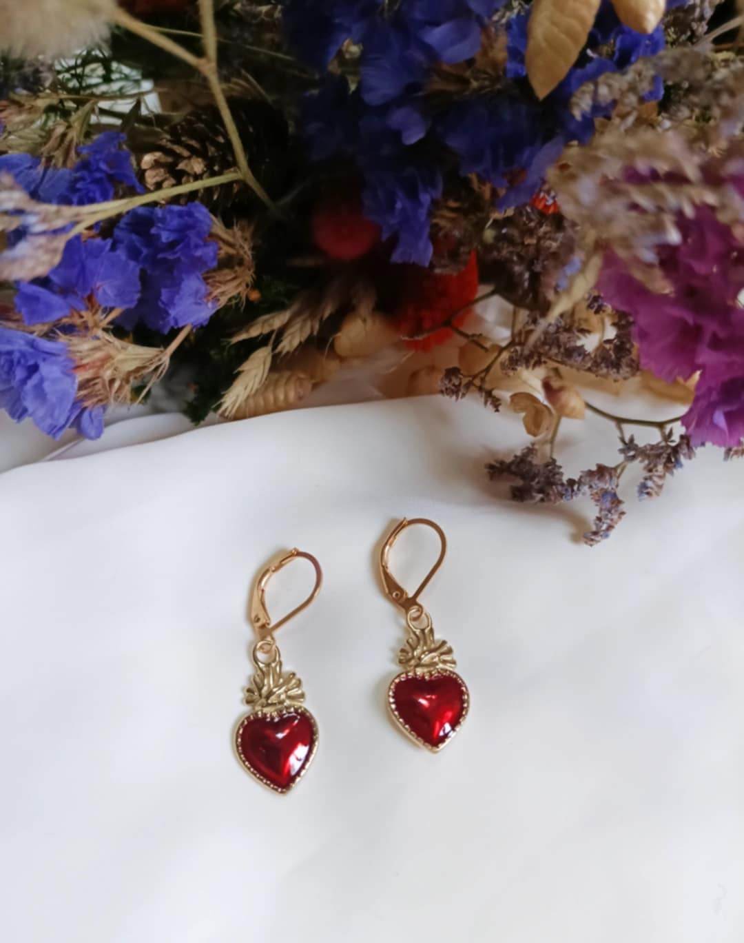 Boucles d'oreilles en acier inoxydable - Rina