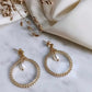 Boucles d'oreilles en acier inoxydable - Laure