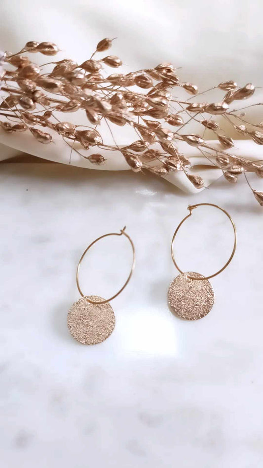 Boucles d'oreilles en acier inoxydable - Yaya