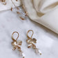 Boucles d'oreilles en acier inoxydable - Hortensia