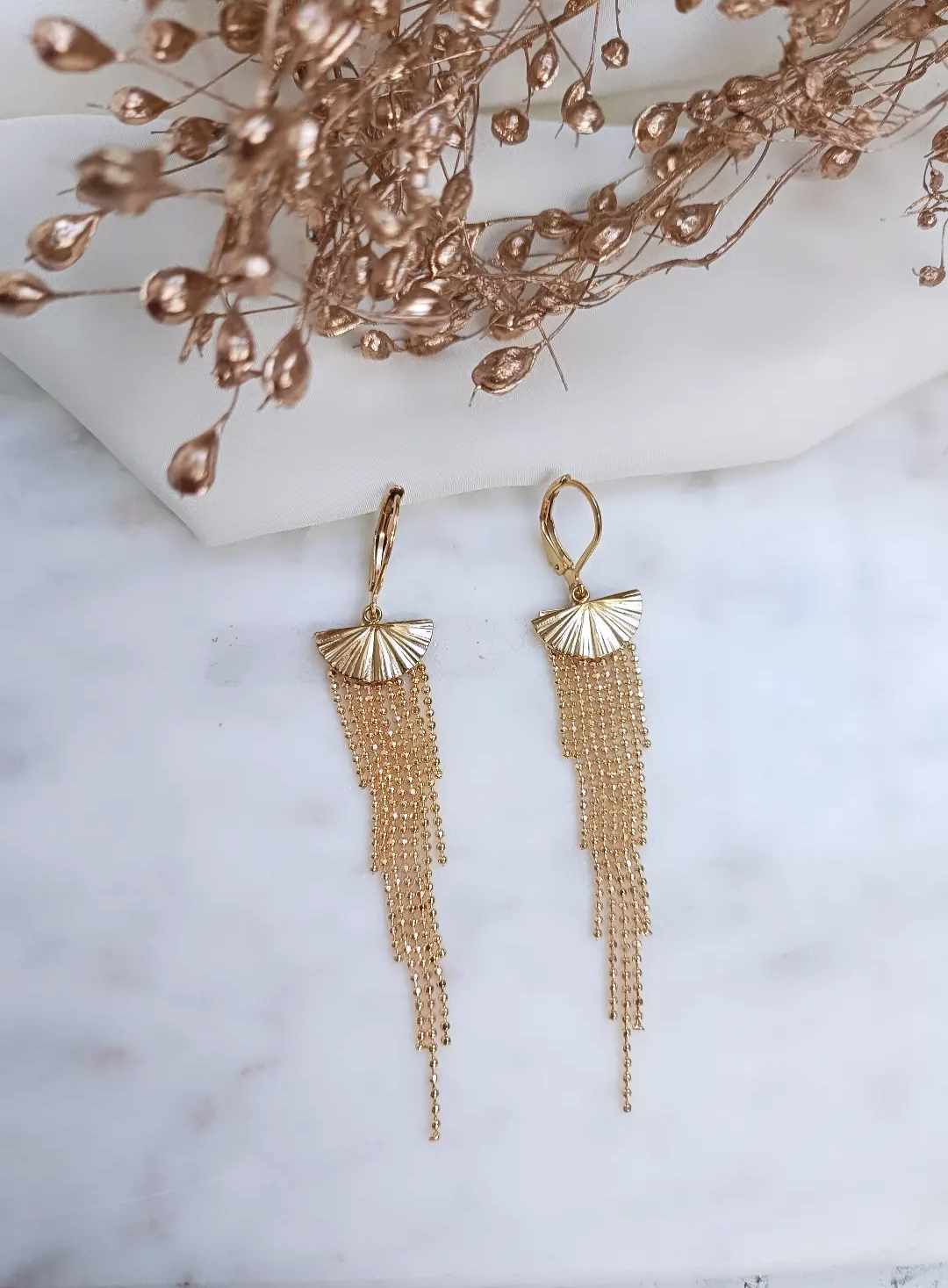 Boucles d'oreilles en acier inoxydable - Ysée
