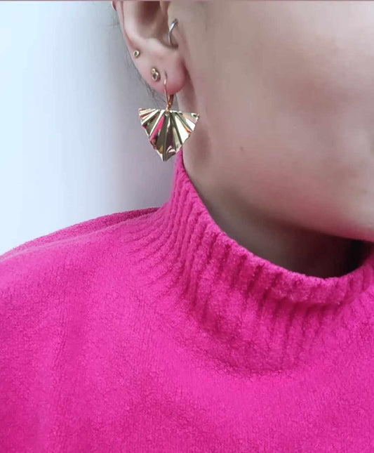 Boucles d'oreilles en acier inoxydable - Pauline