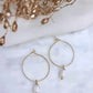 Boucles d'oreilles en acier inoxydable - Clémence