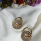 Boucles d'oreilles en acier inoxydable et résine - Ninette