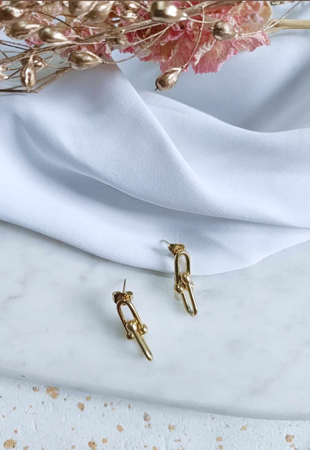 Boucles d'oreilles en acier inoxydable - Mimi