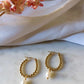 Boucles d'oreilles en acier inoxydable et perles d'eau douce - Annick