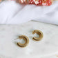 Boucles d'oreilles en acier inoxydable - Allégria
