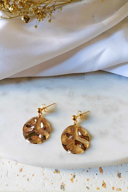 Boucles d'oreilles en acier inoxydable - Colette