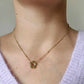 Collier en acier inoxydable - Anémone