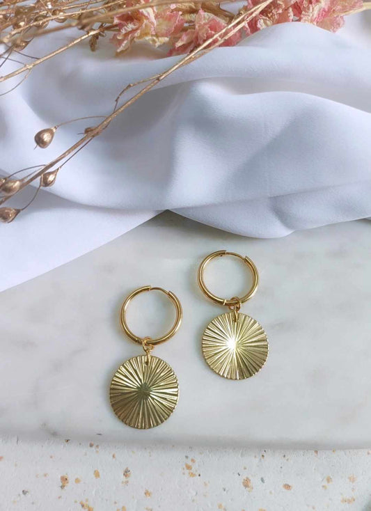Boucles d'oreilles en acier inoxydable - Slomy
