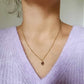 Collier en acier inoxydable - Doria quartz fumé