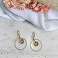 Boucles d'oreilles en acier inoxydable - Huguette