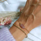 Bracelet en acier inoxydable - Dorie rose
