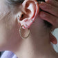Boucles d'oreilles en acier inoxydable - Fred