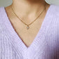 Collier en acier inoxydable - Doria pierre de lune