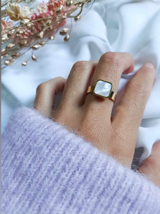 Bague en acier inoxydable - Via