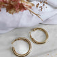 Boucles d'oreilles en acier inoxydable - Colline