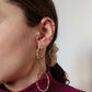 Boucles d'oreilles en acier inoxydable - Viva