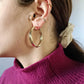 Boucles d'oreilles en acier inoxydable - Angelina