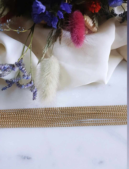 Bracelet multichaines en acier inoxydable - Jenny
