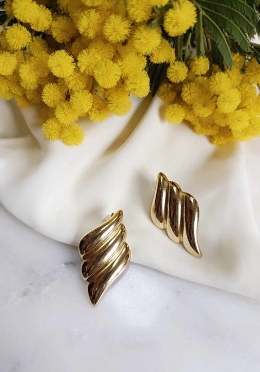 Boucles d'oreilles en acier inoxydable - Adriana