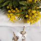 Boucles d'oreilles en acier inoxydable - Solie