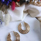 Boucles d'oreilles en acier inoxydable - Amandine