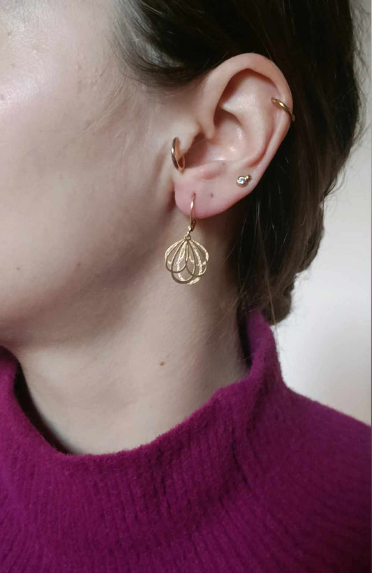 Boucles d'oreilles en acier inoxydable - Lala