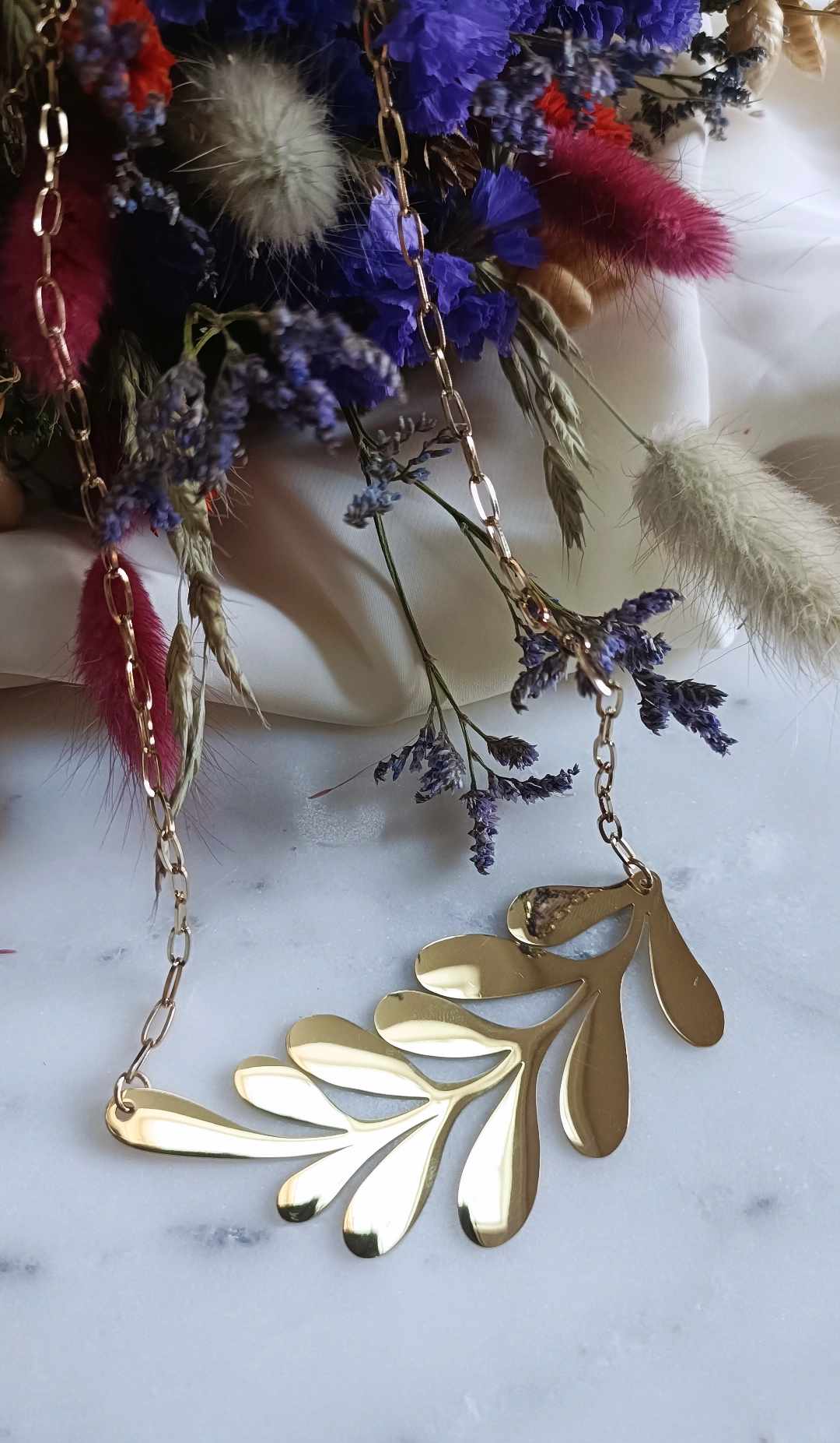 Collier en acier inoxydable - Amandine