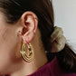 Boucles d'oreilles en acier inoxydable - Amandine
