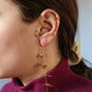 Boucles d'oreilles en acier inoxydable - Tulipa