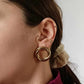 Boucles d'oreilles en acier inoxydable - Héléna