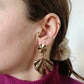 Boucles d'oreilles en acier inoxydable - Sophie