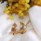 Boucles d'oreilles en acier inoxydable - Poppy