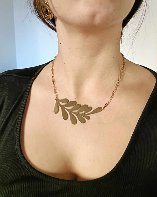 Collier en acier inoxydable - Amandine