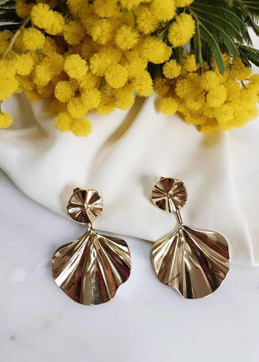 Boucles d'oreilles en acier inoxydable - Sophie