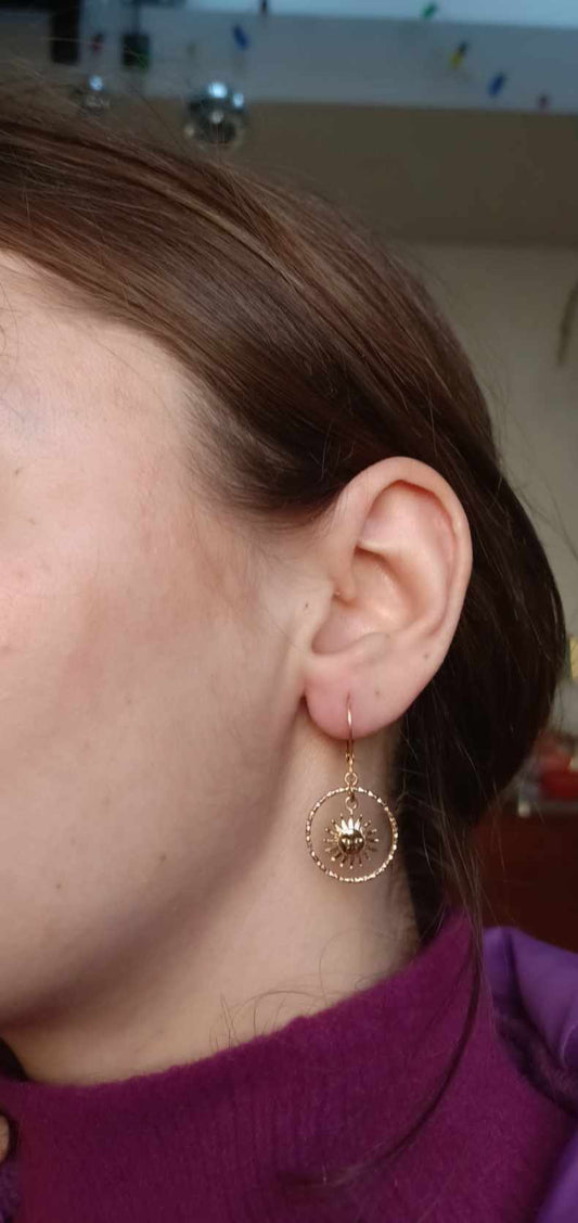 Boucles d'oreilles en acier inoxydable - Kina
