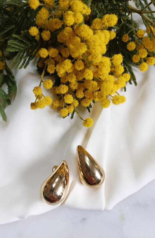 Boucles d'oreilles en acier inoxydable - Emée