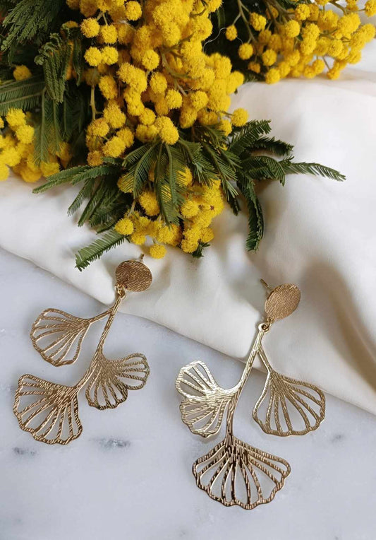 Boucles d'oreilles en acier inoxydable - Isa