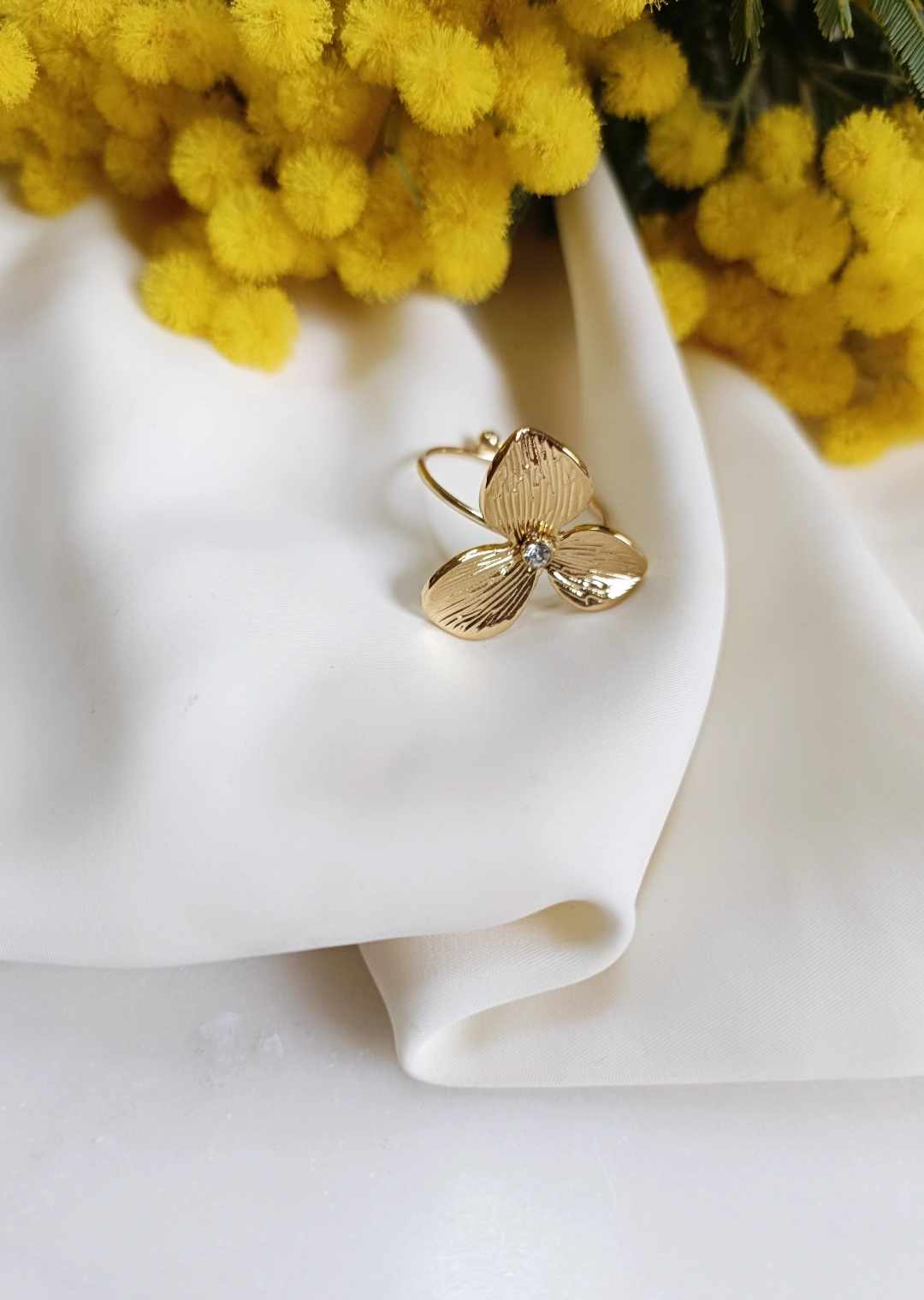 Bague en acier inoxydable - Emmanuelle