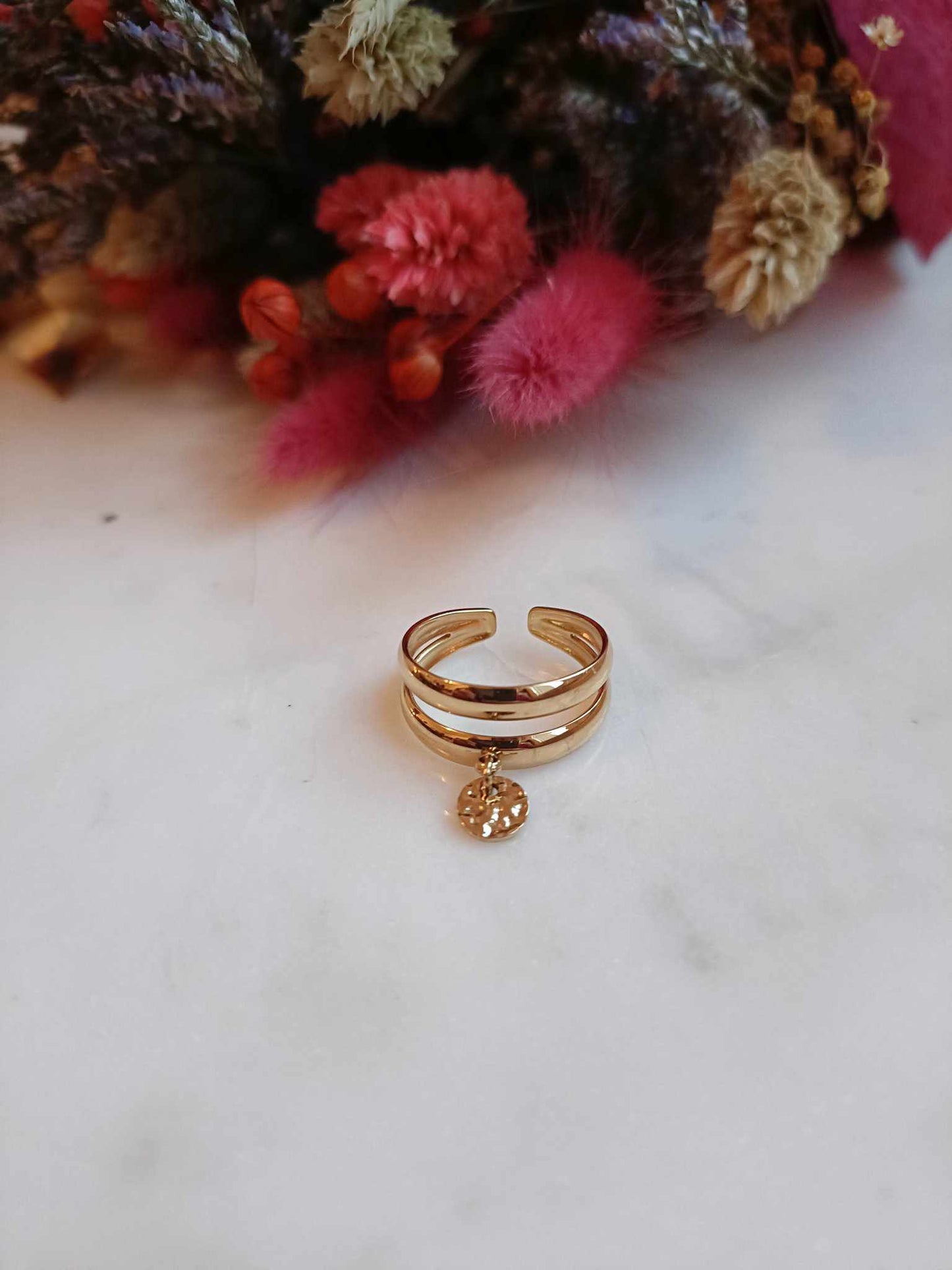Bague en acier inoxydable - Nolie