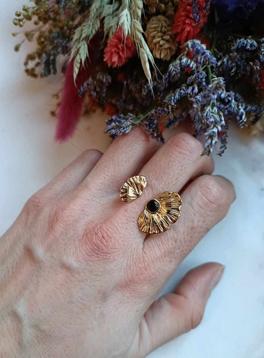 Bague en acier inoxydable - Pierrette